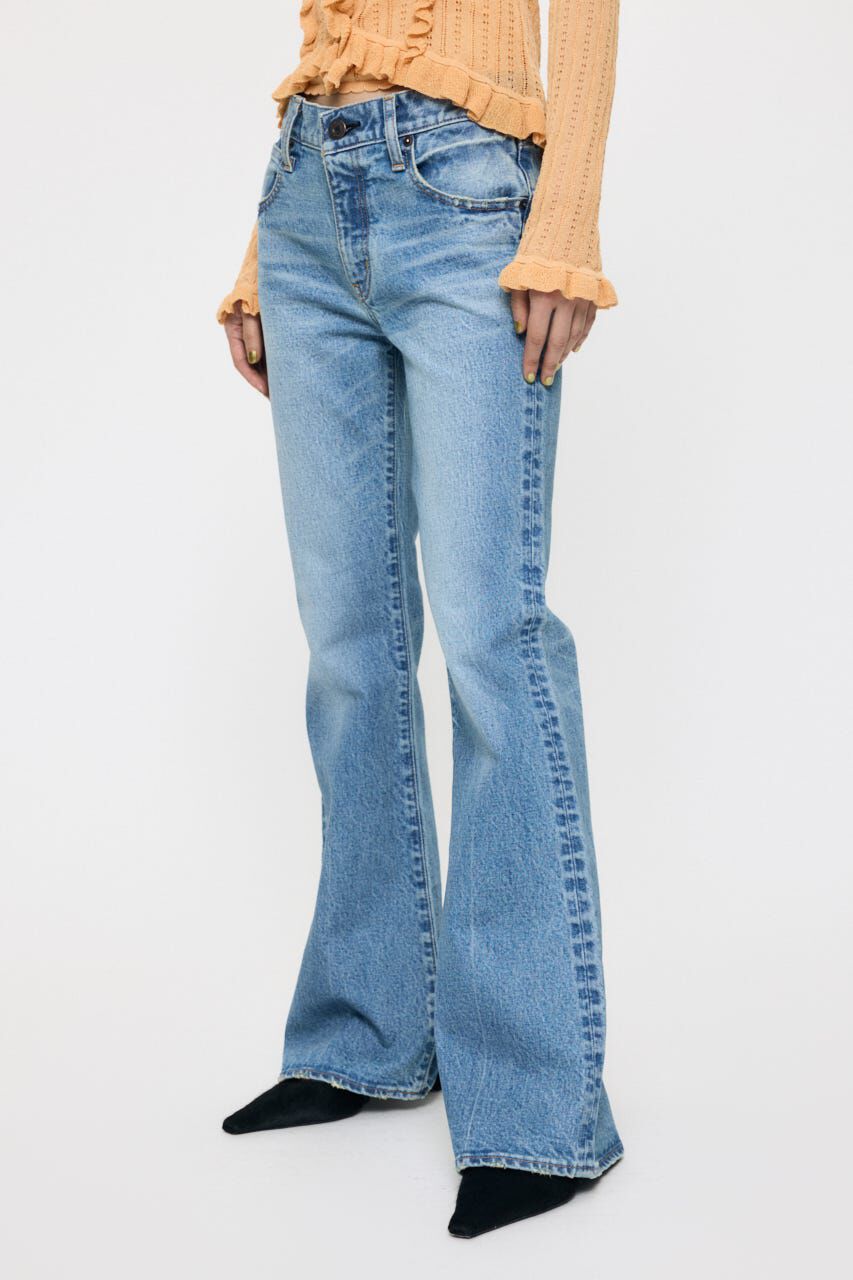 MOUSSY「MVS MIDRISE FLARE」|デニム|
