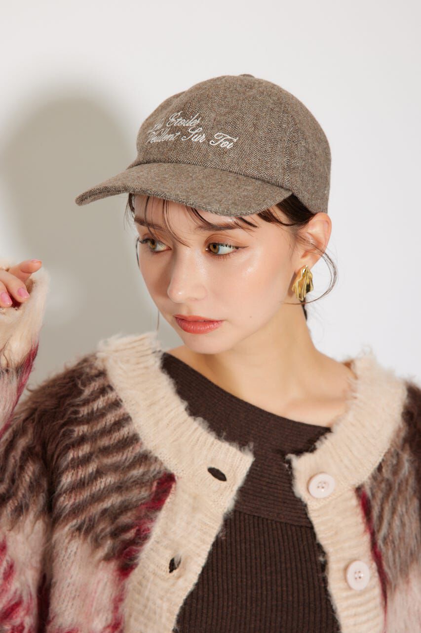 rienda「ロゴ刺繍キャップ」|その他|BRN