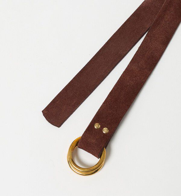 UNITED ARROWS「＜BEORMA LEATHER COMPANY＞B0209/スエード リングベルト」|ベルト|