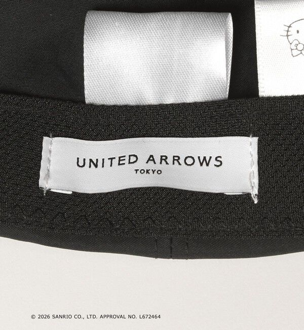 UNITED ARROWS「＜HELLO KITTY &times; UNITED ARROWS＞リボン/エンブロイダリー キャップ UV」|キャップ・キャスケット|