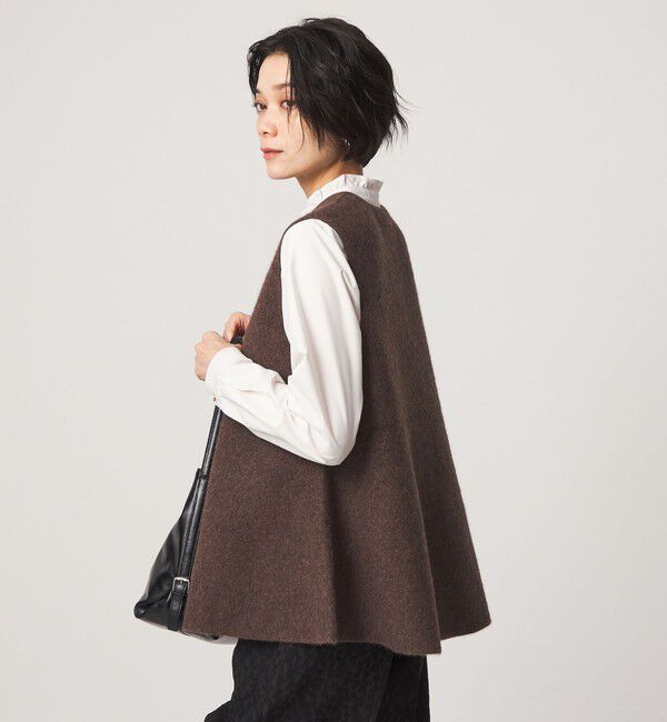 UNITED ARROWS green label relaxing「FOXブレンド セッケツ ニット ジレ」|ベスト・ジレ|