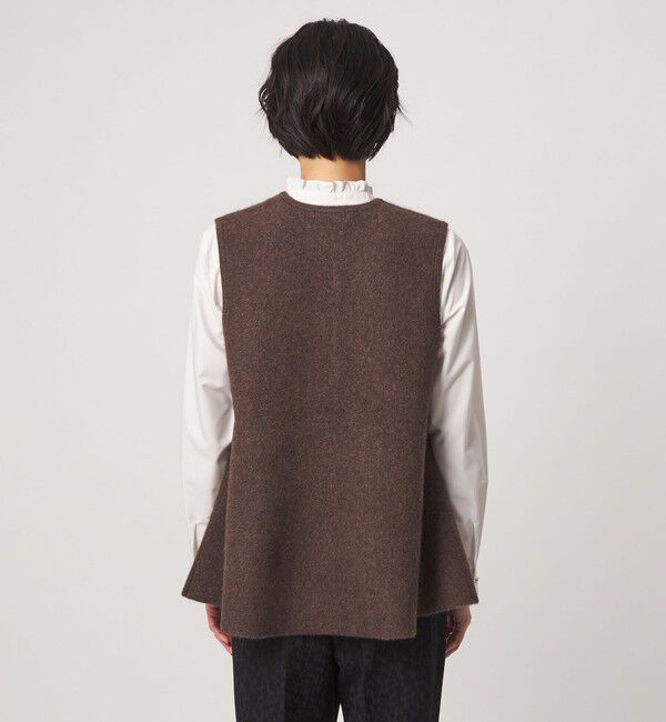 UNITED ARROWS green label relaxing「FOXブレンド セッケツ ニット ジレ」|ベスト・ジレ|
