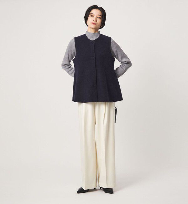 UNITED ARROWS green label relaxing「FOXブレンド セッケツ ニット ジレ」|ベスト・ジレ|