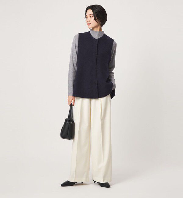 UNITED ARROWS green label relaxing「FOXブレンド セッケツ ニット ジレ」|ベスト・ジレ|