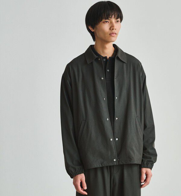 UNITED ARROWS green label relaxing「FREELITCH コーチ ジャケット  -2WAYストレッチ-」|ブルゾン・スタジャン|DK.GREEN