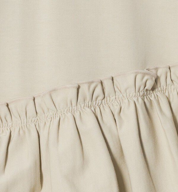 UNITED ARROWS green label relaxing「【WEB限定】＜at ease＞フロント フリル ロングスリーブ カットソー UVカット」|Tシャツ・カットソー|