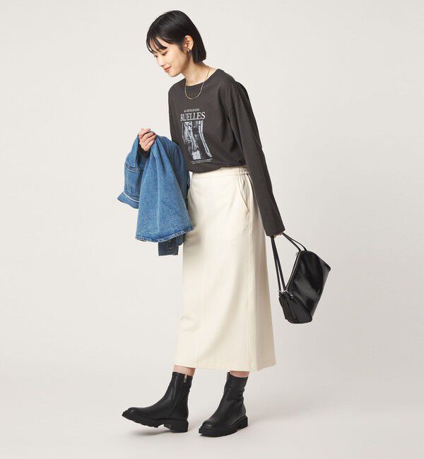 UNITED ARROWS green label relaxing「フォト ロングスリーブ Tシャツ」|Tシャツ・カットソー|