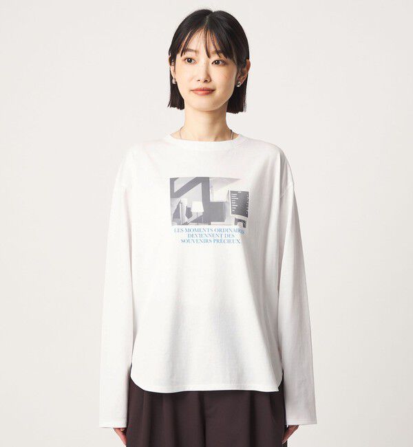 UNITED ARROWS green label relaxing「フォト ロングスリーブ Tシャツ」|Tシャツ・カットソー|