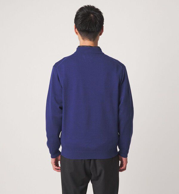 UNITED ARROWS green label relaxing「コットン ポリエステル シルク プレーティング モックネック ニット」|ニット・セーター|