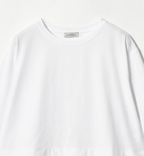 UNITED ARROWS green label relaxing「シャツ ドッキング ロングスリーブ プルオーバーカットソー」|Tシャツ・カットソー|