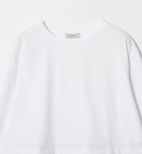 UNITED ARROWS green label relaxing「シャツ ドッキング ロングスリーブ プルオーバーカットソー」|Tシャツ・カットソー|