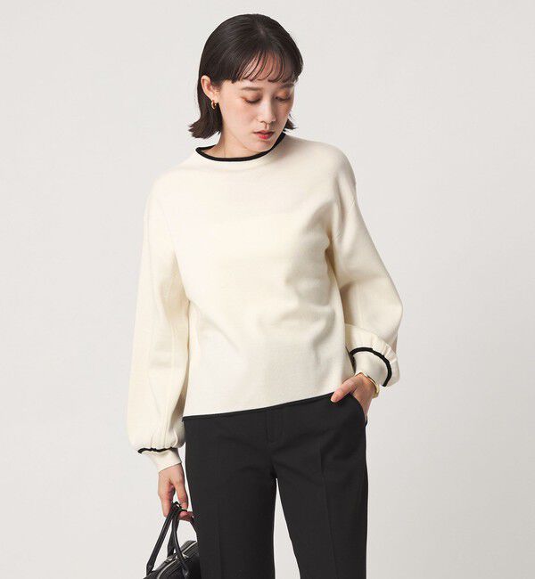 UNITED ARROWS green label relaxing「ウール スムース ハイネック プルオーバー ウォッシャブル」|ニット・セーター|