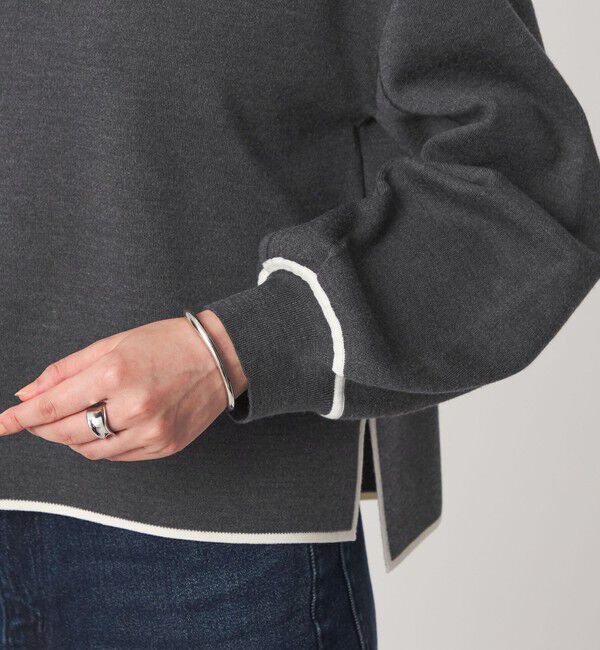 UNITED ARROWS green label relaxing「ウール スムース ハイネック プルオーバー ウォッシャブル」|ニット・セーター|