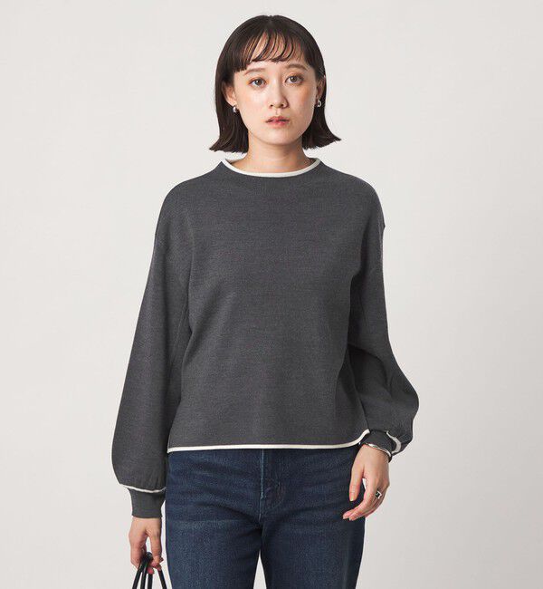 UNITED ARROWS green label relaxing「ウール スムース ハイネック プルオーバー ウォッシャブル」|ニット・セーター|