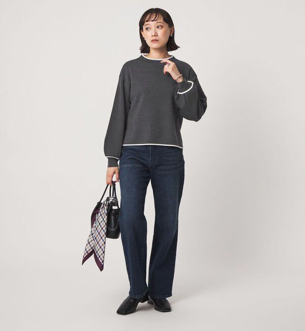 UNITED ARROWS green label relaxing「ウール スムース ハイネック プルオーバー ウォッシャブル」|ニット・セーター|