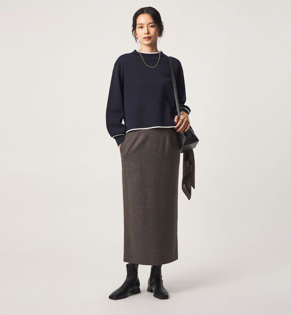 UNITED ARROWS green label relaxing「ウール スムース ハイネック プルオーバー ウォッシャブル」|ニット・セーター|