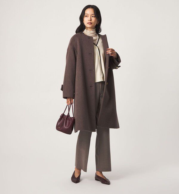 UNITED ARROWS green label relaxing「ウール スムース ワイド Vネック カーディガン ウォッシャブル」|カーディガン|