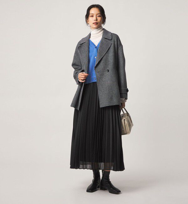 UNITED ARROWS green label relaxing「ウール スムース ワイド Vネック カーディガン ウォッシャブル」|カーディガン|