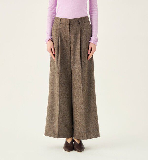 Ballsey「メランジカルゼ タックワイドパンツ」|その他|