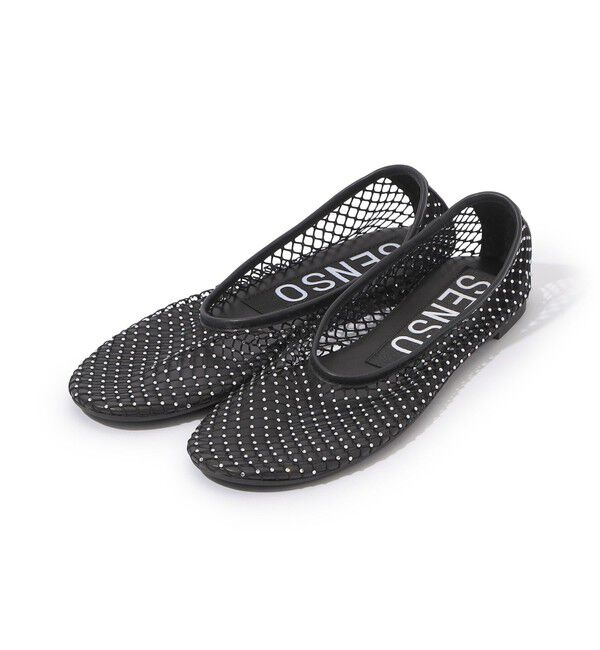 TOMORROWLAND GOODS「SENSO CLARISSA フラットシューズ」|ローファー|19 ブラック