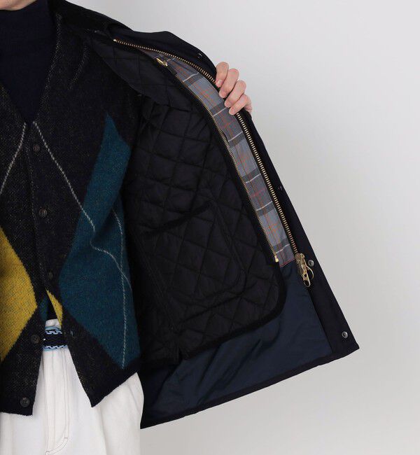 TOMORROWLAND MENS「【別注】Barbour CL BEAUFORT 3WAY ウールブルゾン DORMEUIL」|ブルゾン・スタジャン|