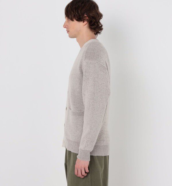 TOMORROWLAND MENS「TOMORROWLAND tricot アルパカ 片畦 Vネックカーディガン」|カーディガン|