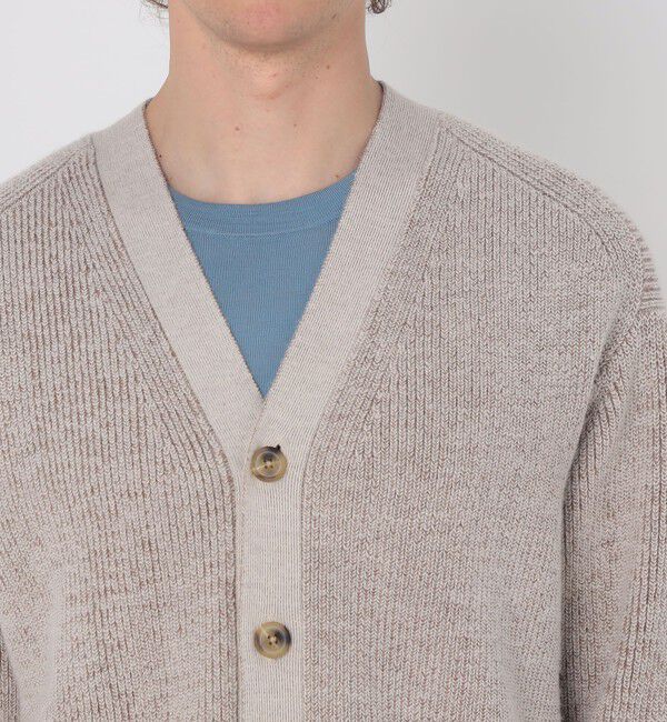TOMORROWLAND MENS「TOMORROWLAND tricot アルパカ 片畦 Vネックカーディガン」|カーディガン|
