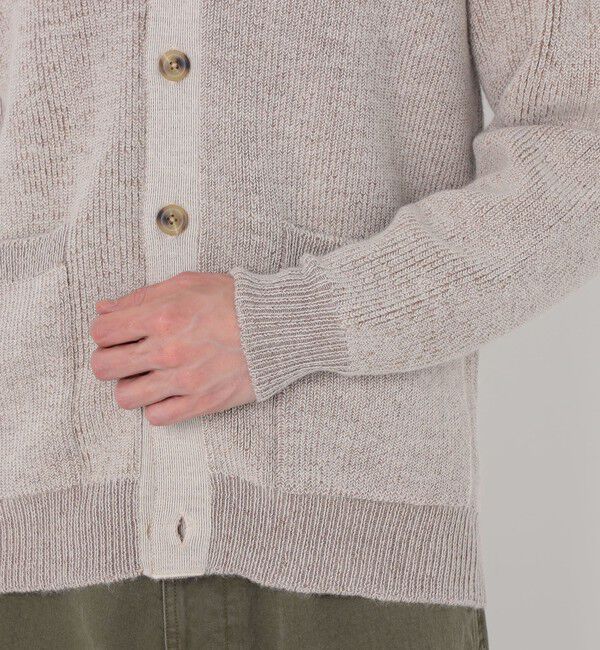 TOMORROWLAND MENS「TOMORROWLAND tricot アルパカ 片畦 Vネックカーディガン」|カーディガン|