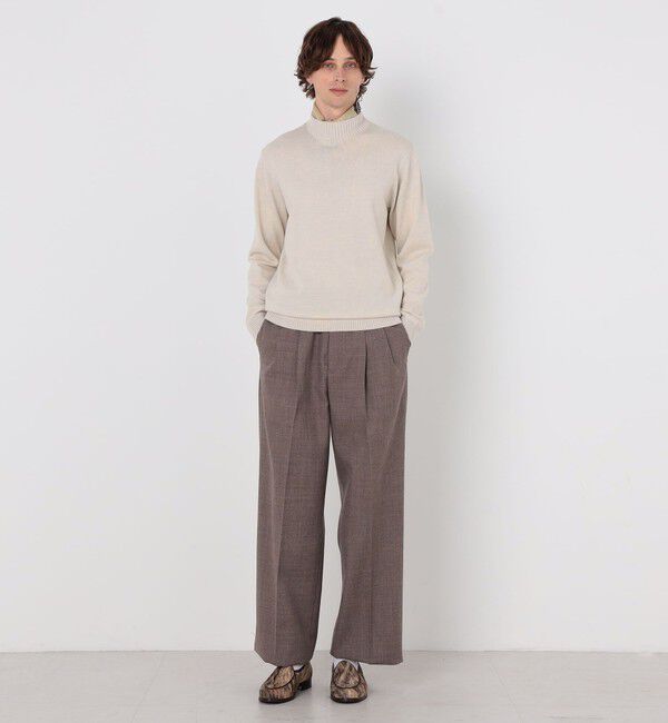 TOMORROWLAND MENS「TOMORROWLAND tricot メリノベーシック モックネックプルオーバー」|ニット・セーター|