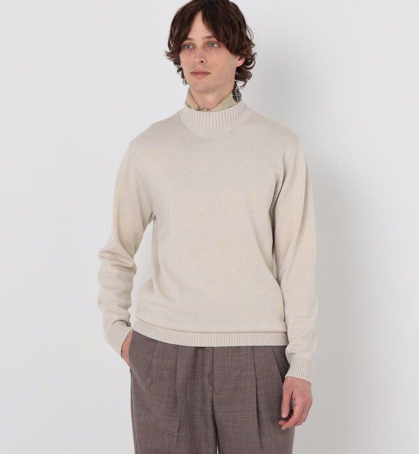 TOMORROWLAND MENS「TOMORROWLAND tricot メリノベーシック モックネックプルオーバー」|ニット・セーター|