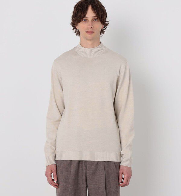 TOMORROWLAND MENS「TOMORROWLAND tricot メリノベーシック モックネックプルオーバー」|ニット・セーター|