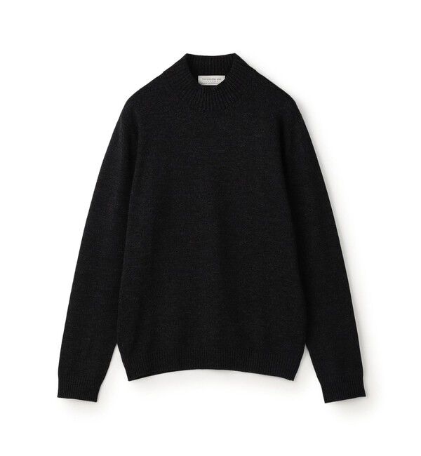 TOMORROWLAND MENS「TOMORROWLAND tricot メリノベーシック モックネックプルオーバー」|ニット・セーター|18 チャコールグレー