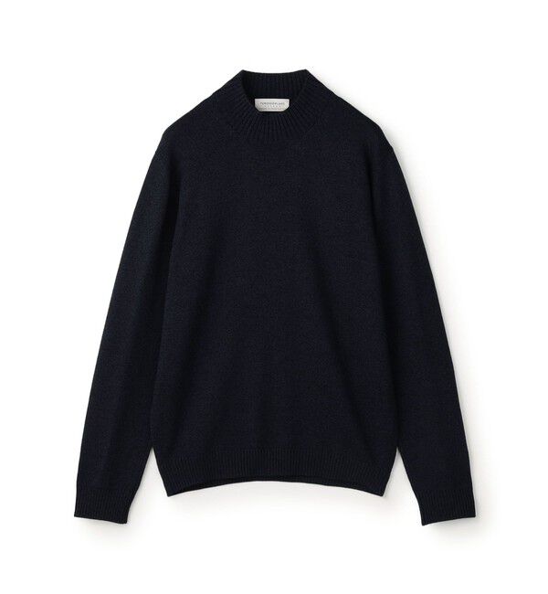 TOMORROWLAND MENS「TOMORROWLAND tricot メリノベーシック モックネックプルオーバー」|ニット・セーター|68 ネイビー