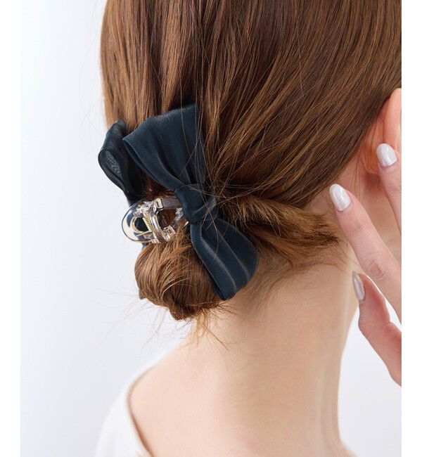 ROPE PICNIC PASSAGE「シャイニーリボンヘアバンスクリップ」|ヘアバンド|