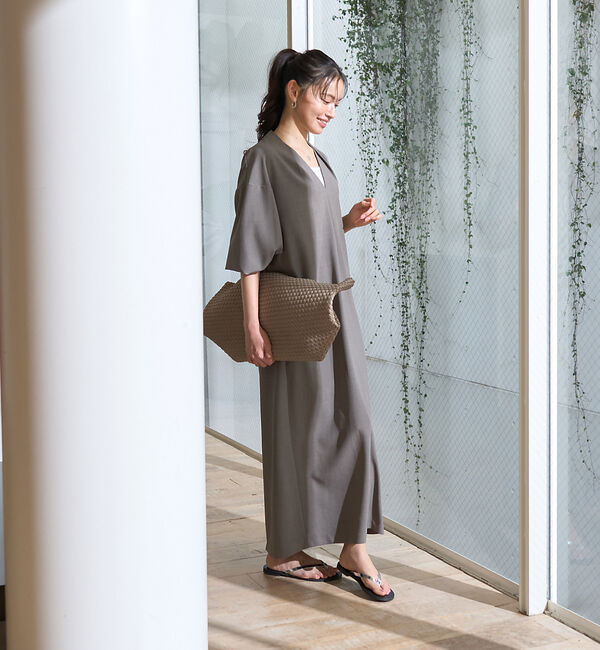 Rouge vif「【セットアップ対応】タックリラックスワンピース」|ワンピース|