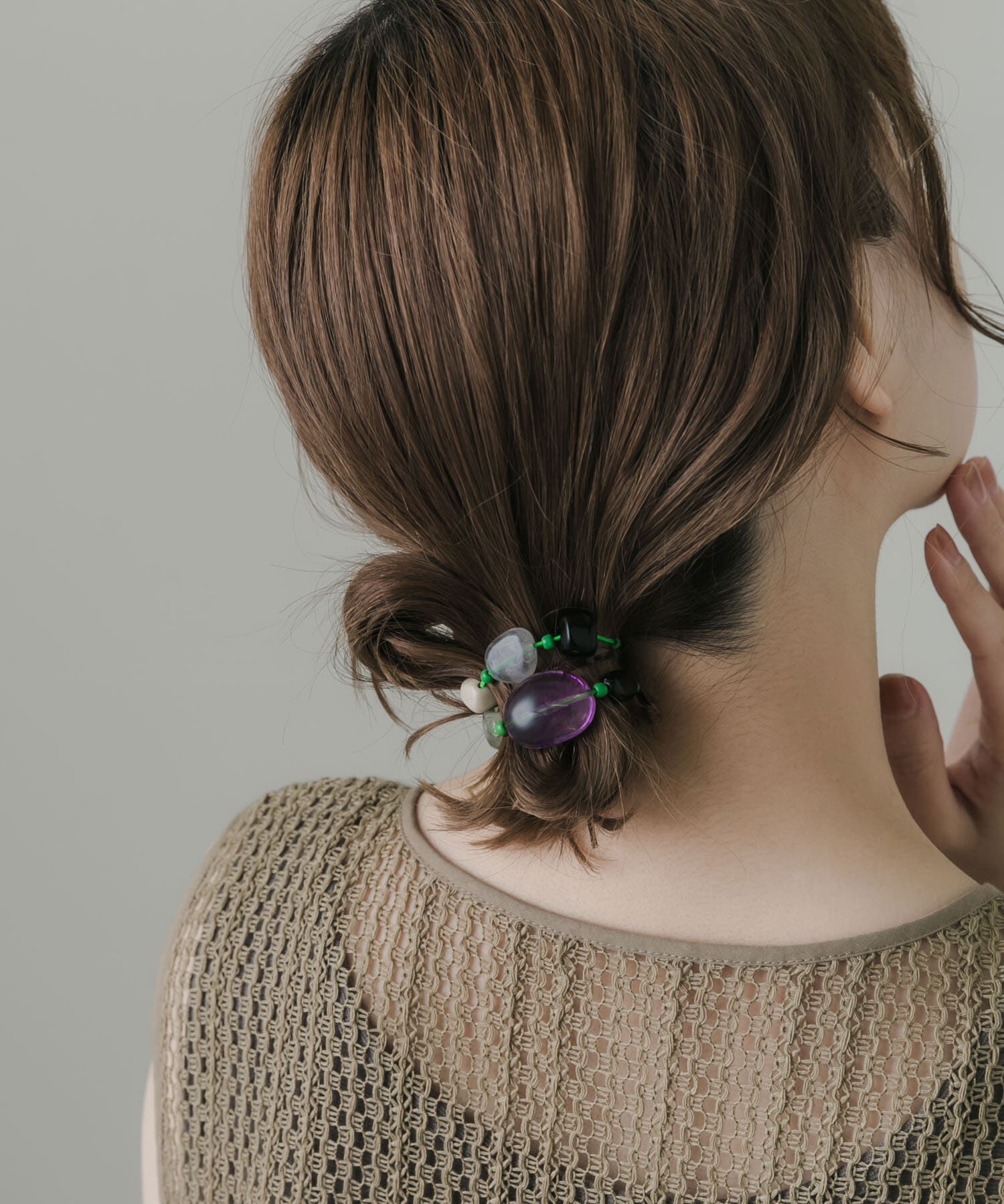 SMELLY「カラフルモチーフヘアポニー」|ヘアゴム・シュシュ|