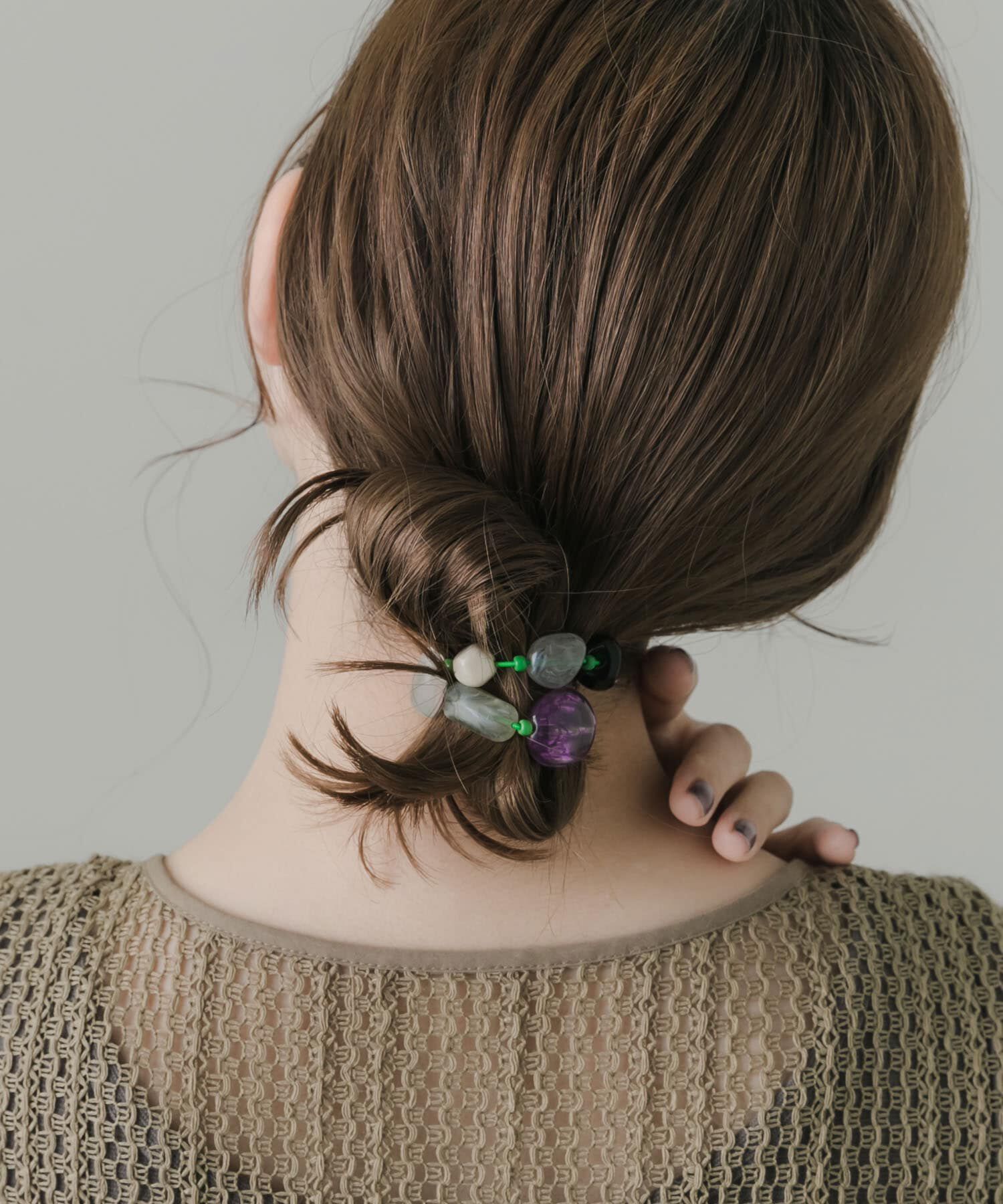 SMELLY「カラフルモチーフヘアポニー」|ヘアゴム・シュシュ|