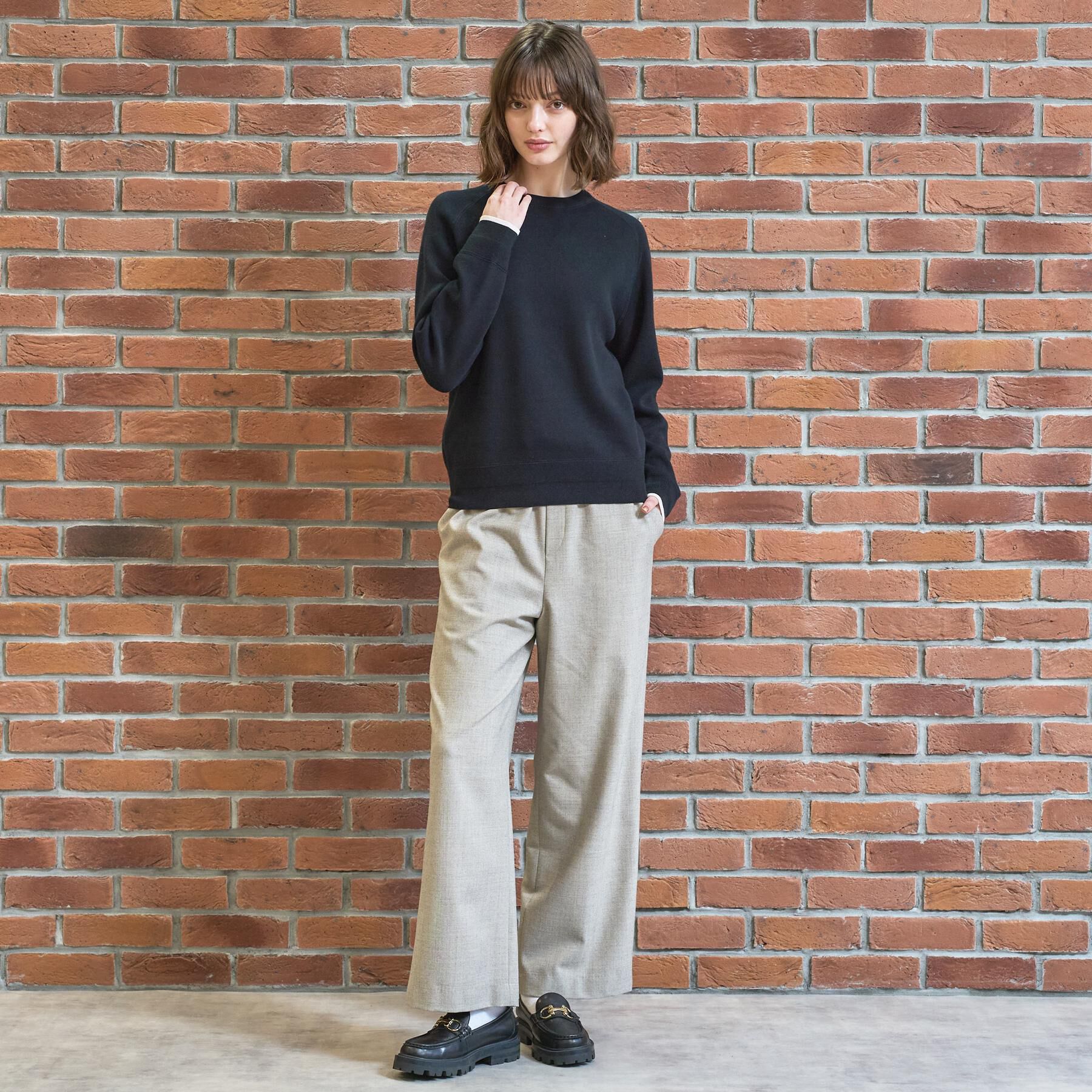 DRESSTERIOR「【STORY11月号掲載/マシンウォッシャブル】コットンカシミヤニット」|ニット・セーター|