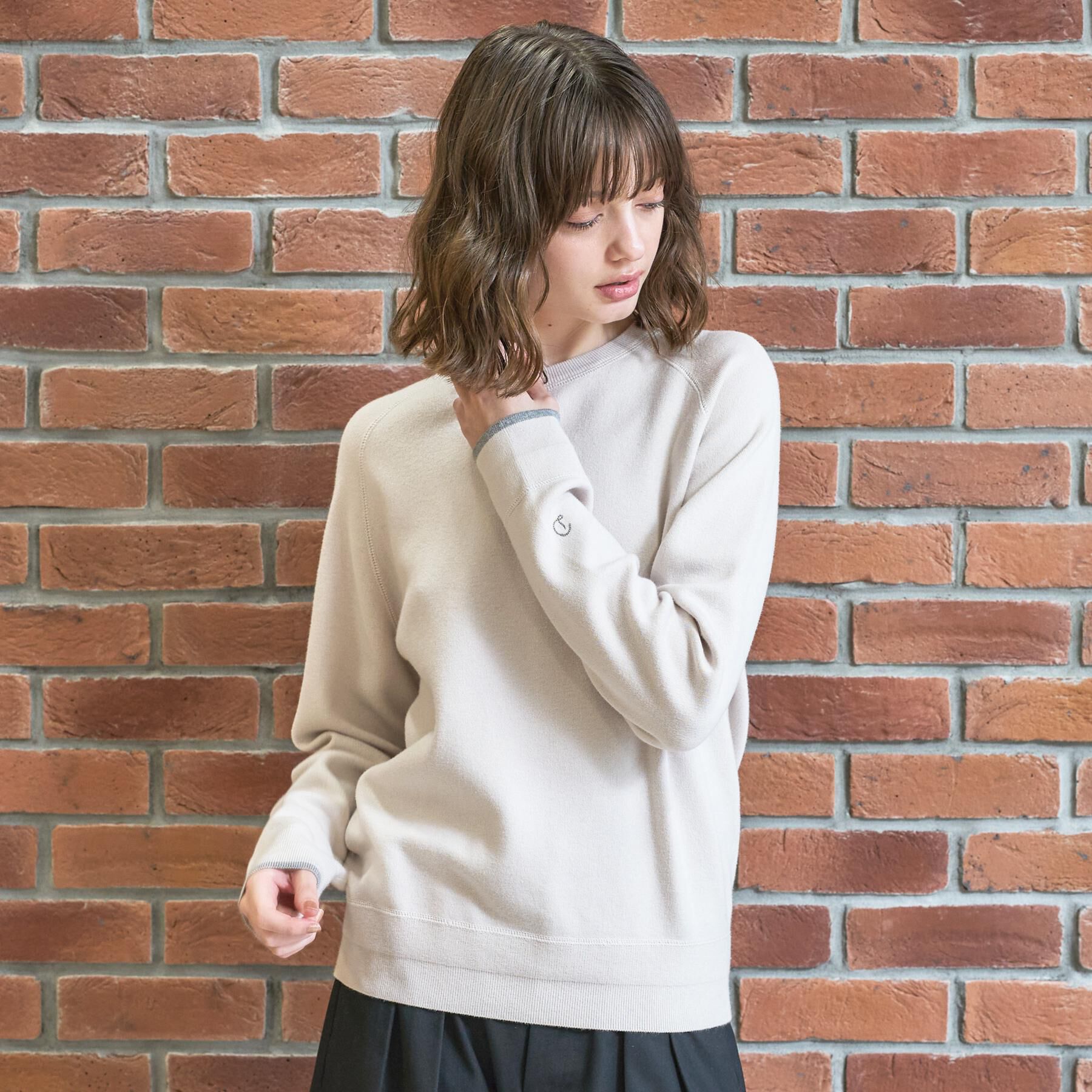 DRESSTERIOR「【STORY11月号掲載/マシンウォッシャブル】コットンカシミヤニット」|ニット・セーター|