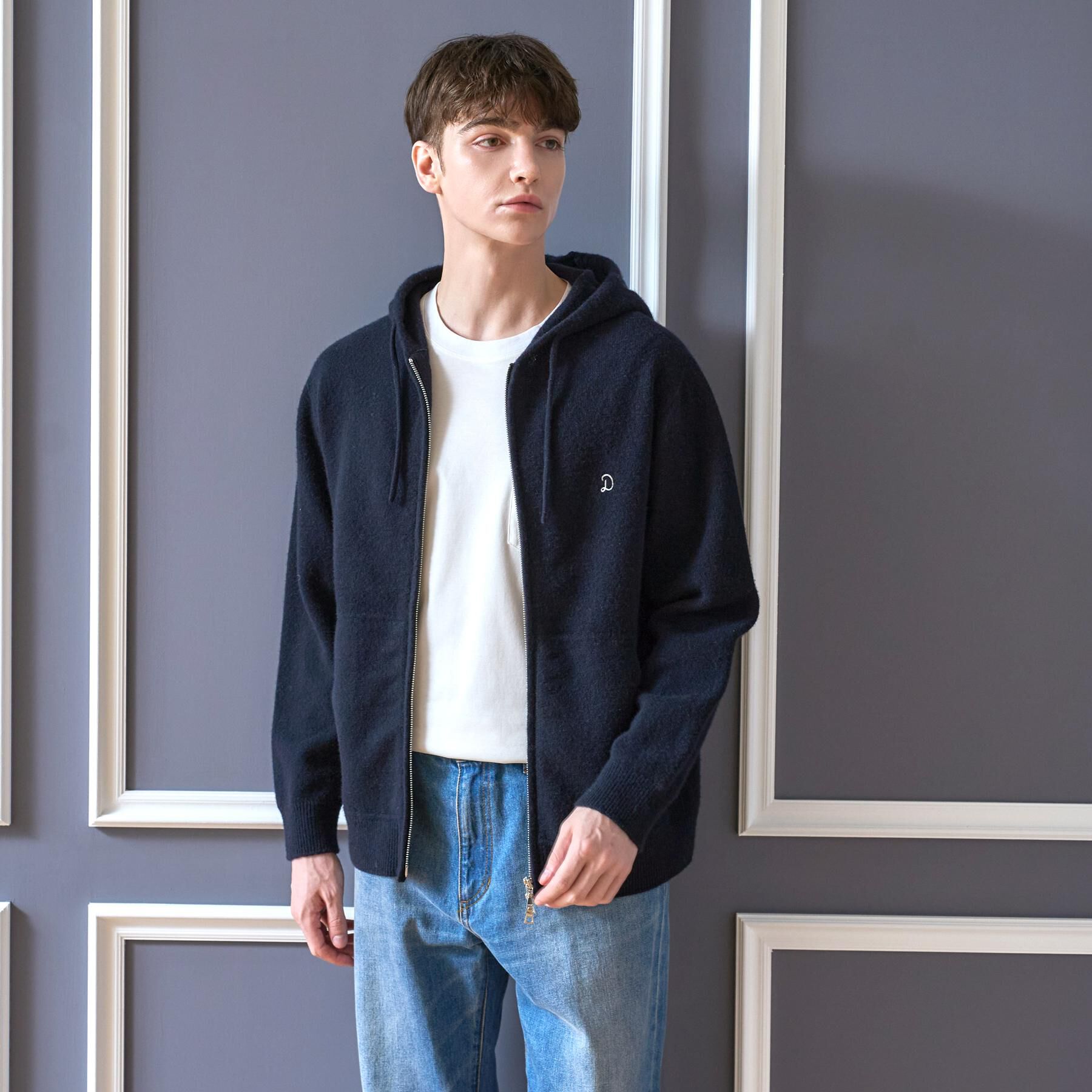 DRESSTERIOR「◆ホールガーメント（R） ウールカシミヤ ジップパーカー」|パーカー|