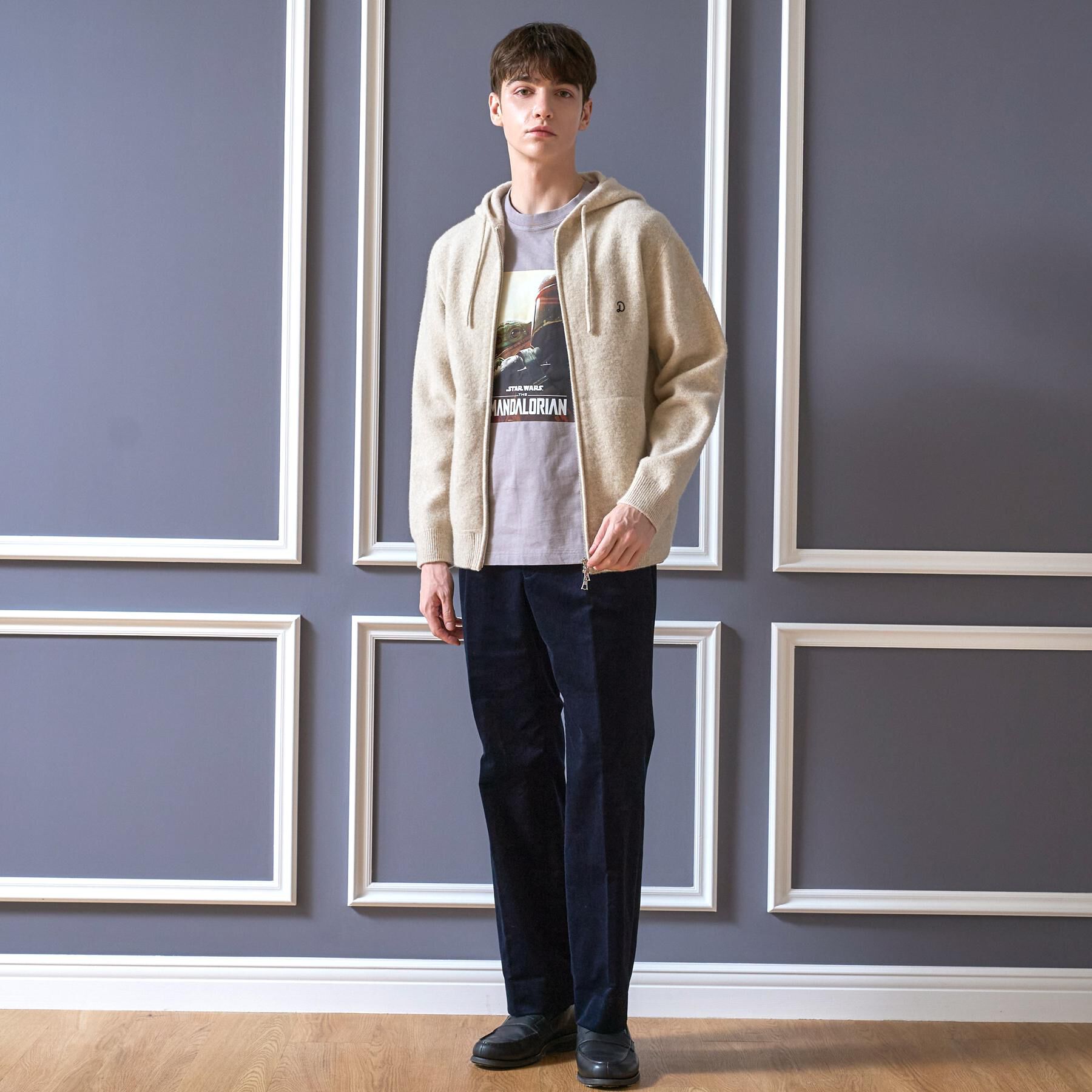 DRESSTERIOR「◆ホールガーメント（R） ウールカシミヤ ジップパーカー」|パーカー|