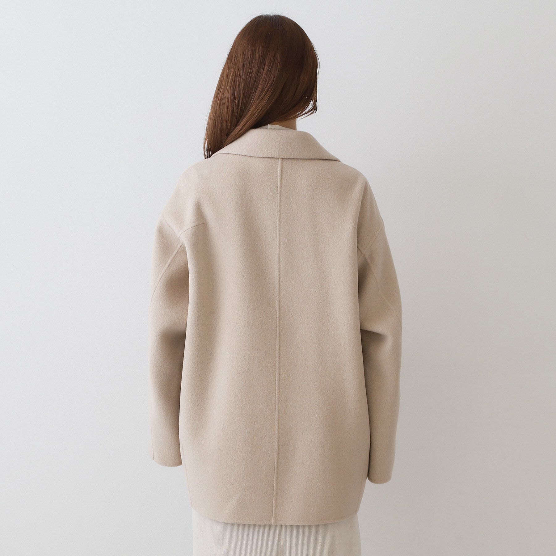 DRESSTERIOR「【美シルエット/上品】Super120シャルムウールブレンドミドルコート」|チェスターコート|
