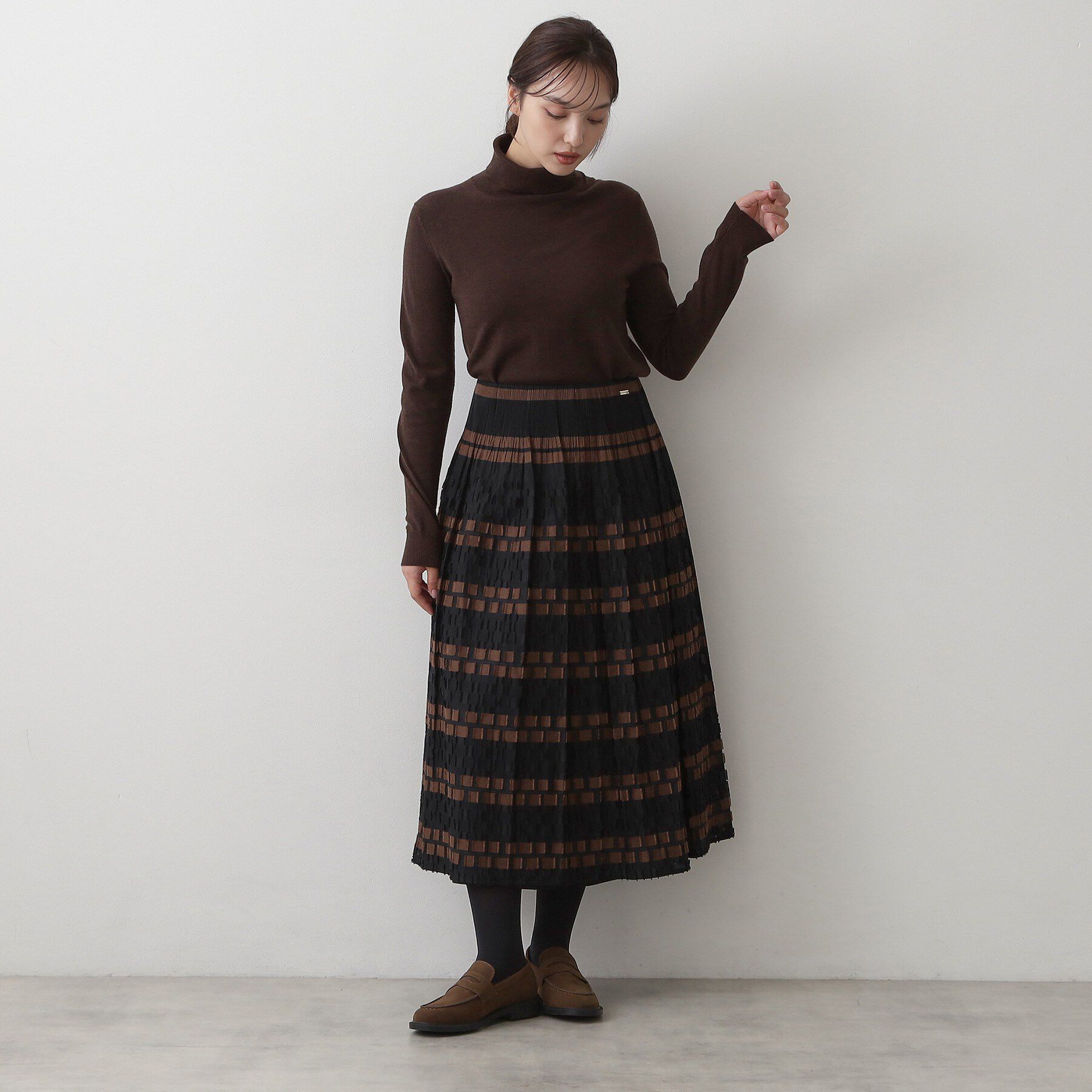 DRESSTERIOR「【米沢織】カットジャカードリバーシブルスカート」|スカート|