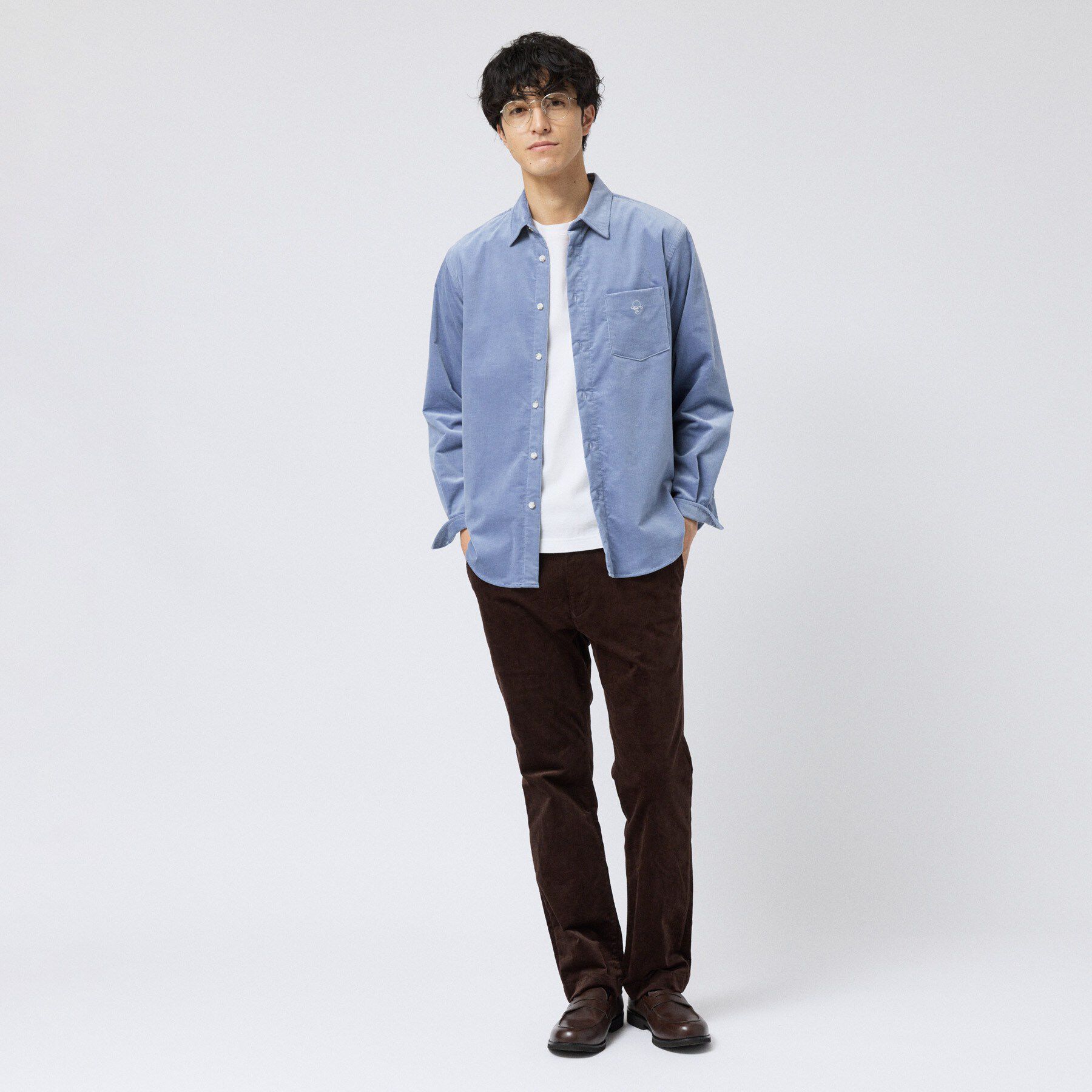 TAKEO KIKUCHI「ストレッチ コーデュロイ シャツ」|シャツ・ブラウス|