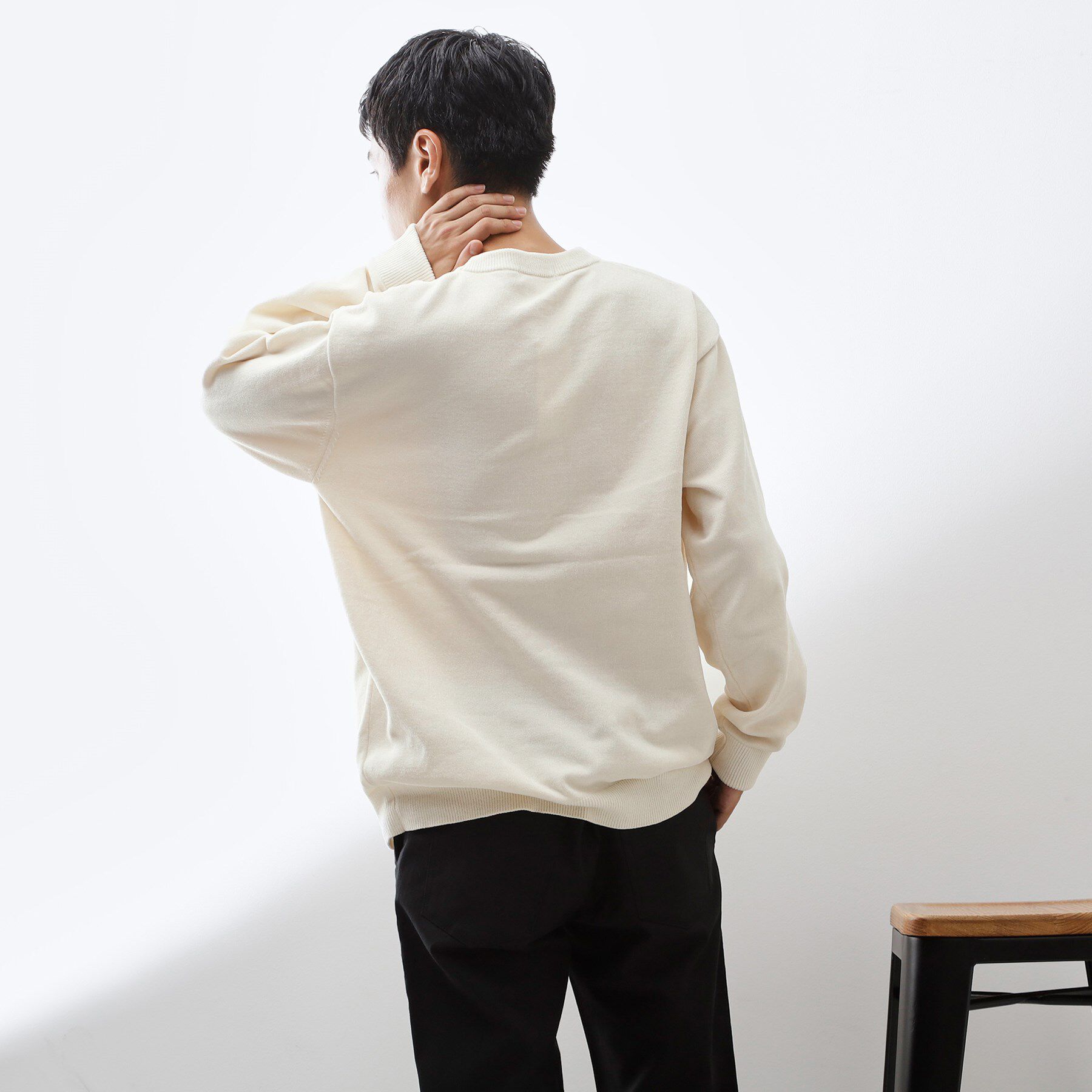 THE SHOP TK「【触れるたびに心地良い】ライトモールニット　洗濯機OK/ユニセックスでおすすめ！」|ニット・セーター|