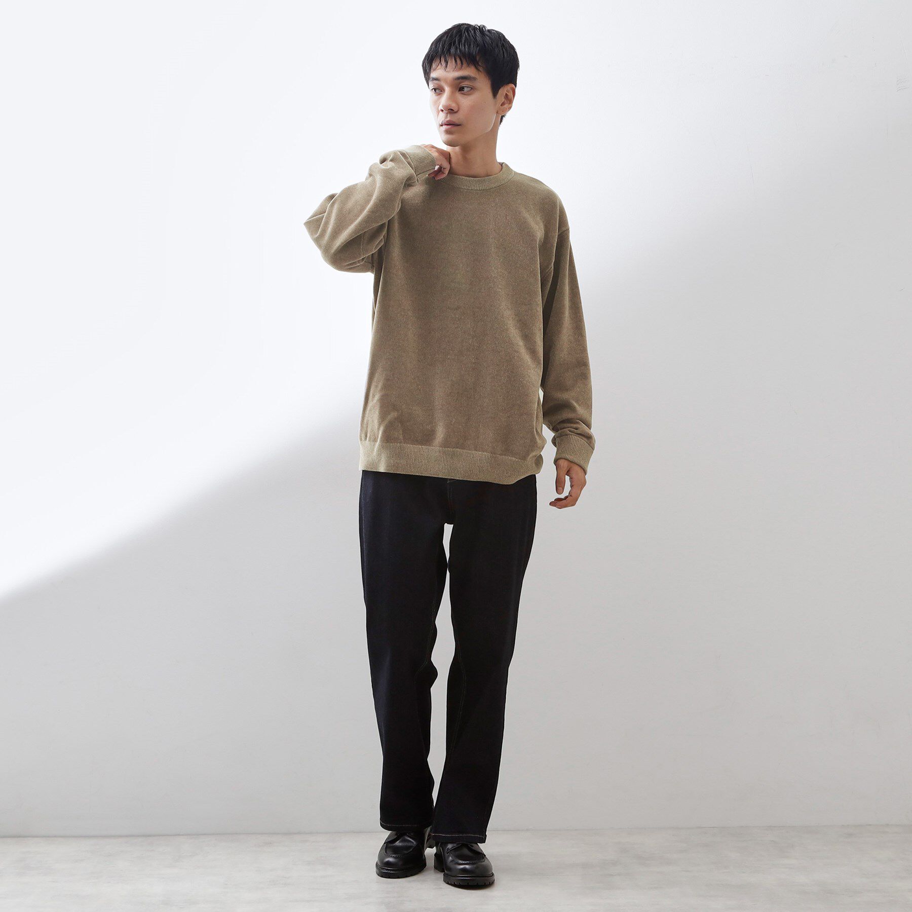 THE SHOP TK「【触れるたびに心地良い】ライトモールニット　洗濯機OK/ユニセックスでおすすめ！」|ニット・セーター|