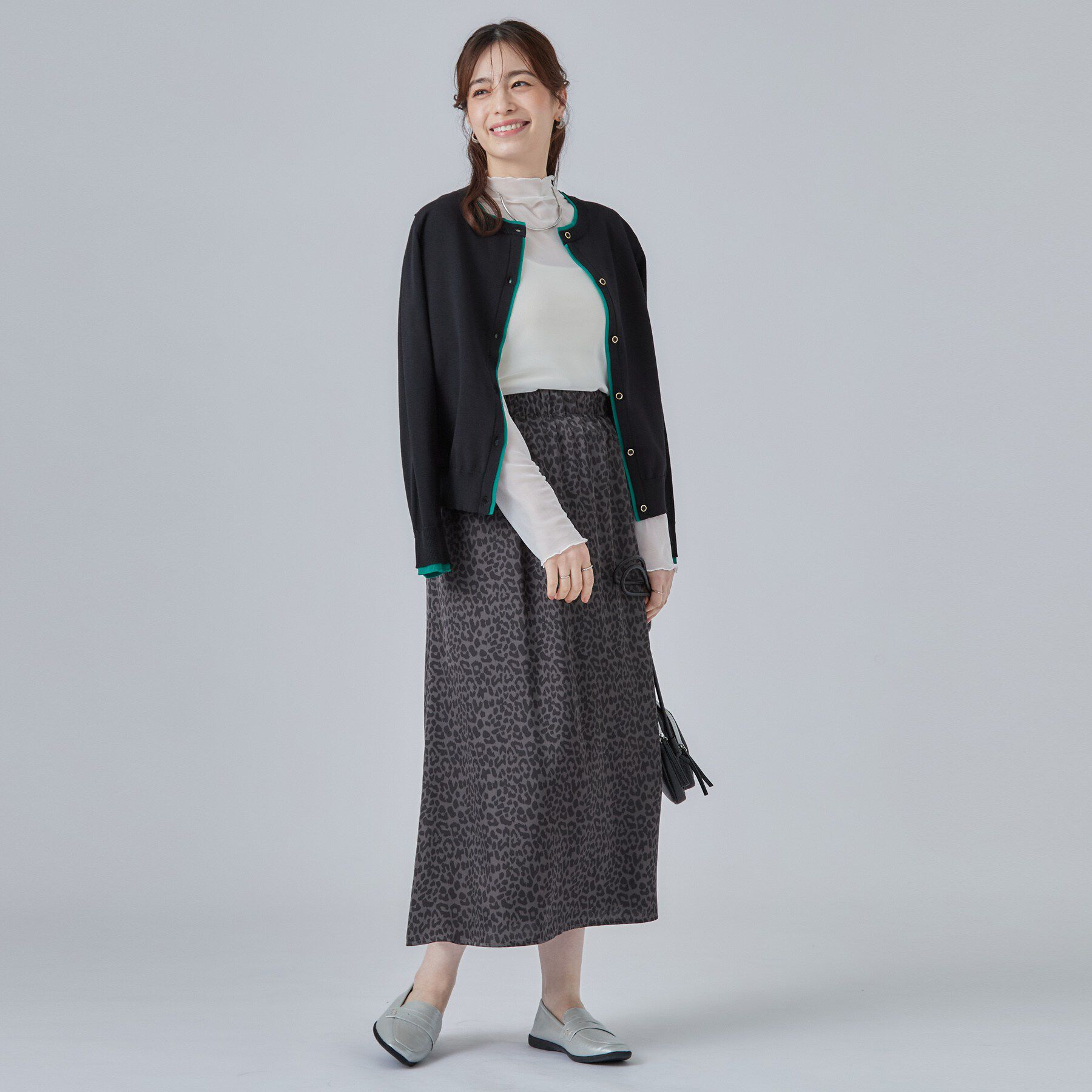 SHOO･LA･RUE「【S-LL/洗濯機可】コーデにプラスするだけで垢抜ける 柄アソートシアーチュールトップス」|Tシャツ・カットソー|