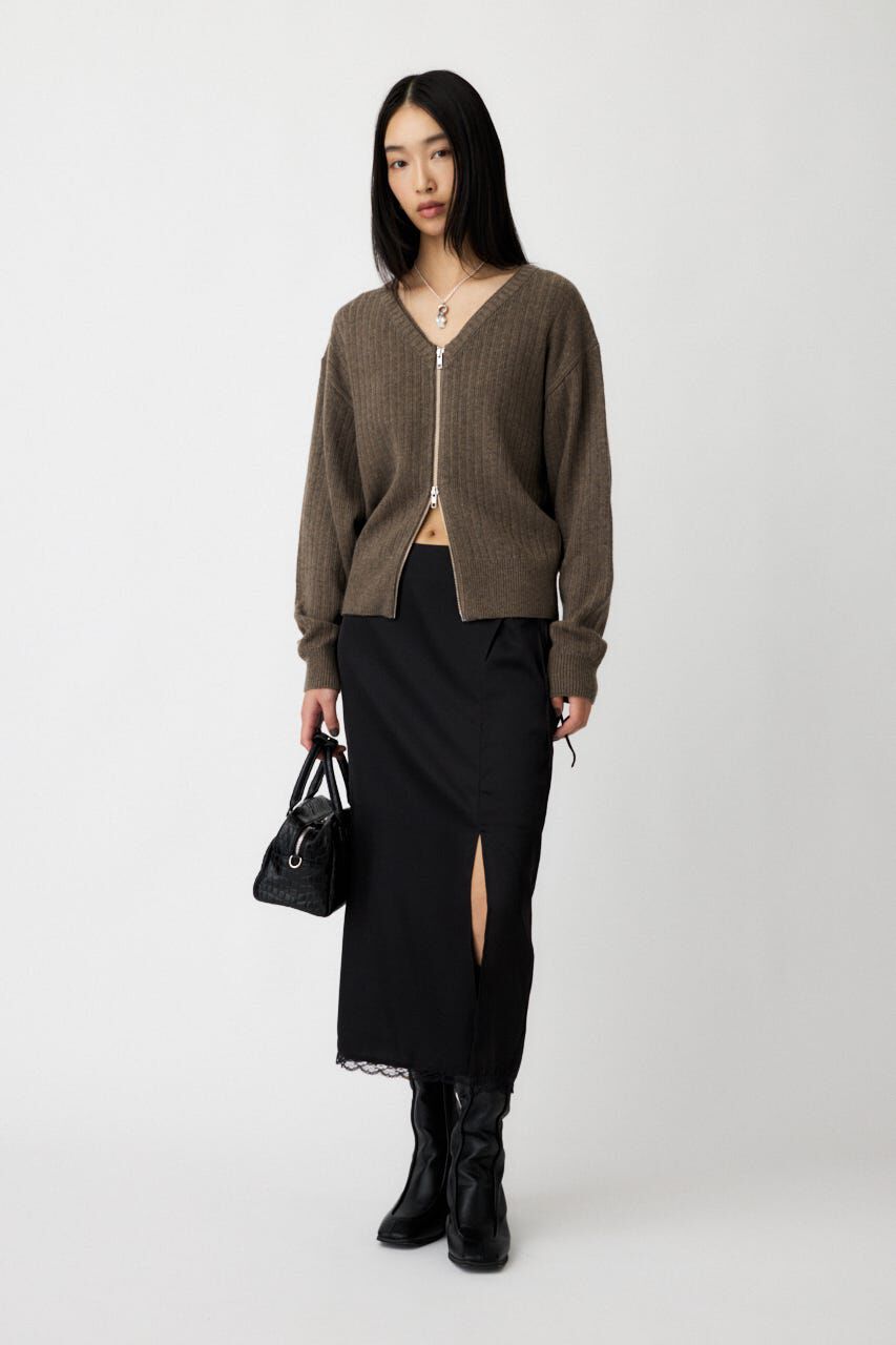 MOUSSY「DOT SATIN スカート」|スカート|