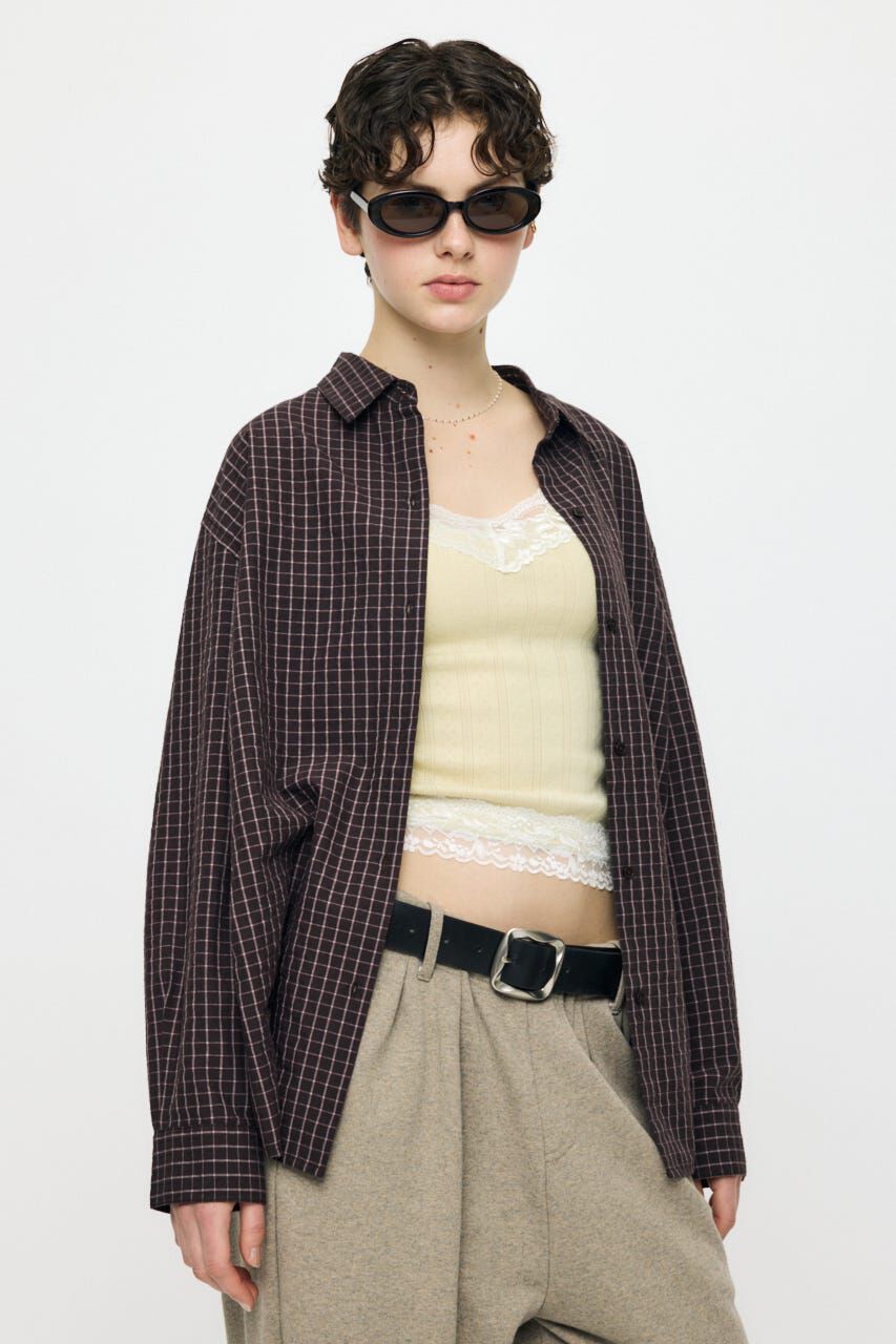 MOUSSY「SUCKER CHECK シャツ」|シャツ・ブラウス|