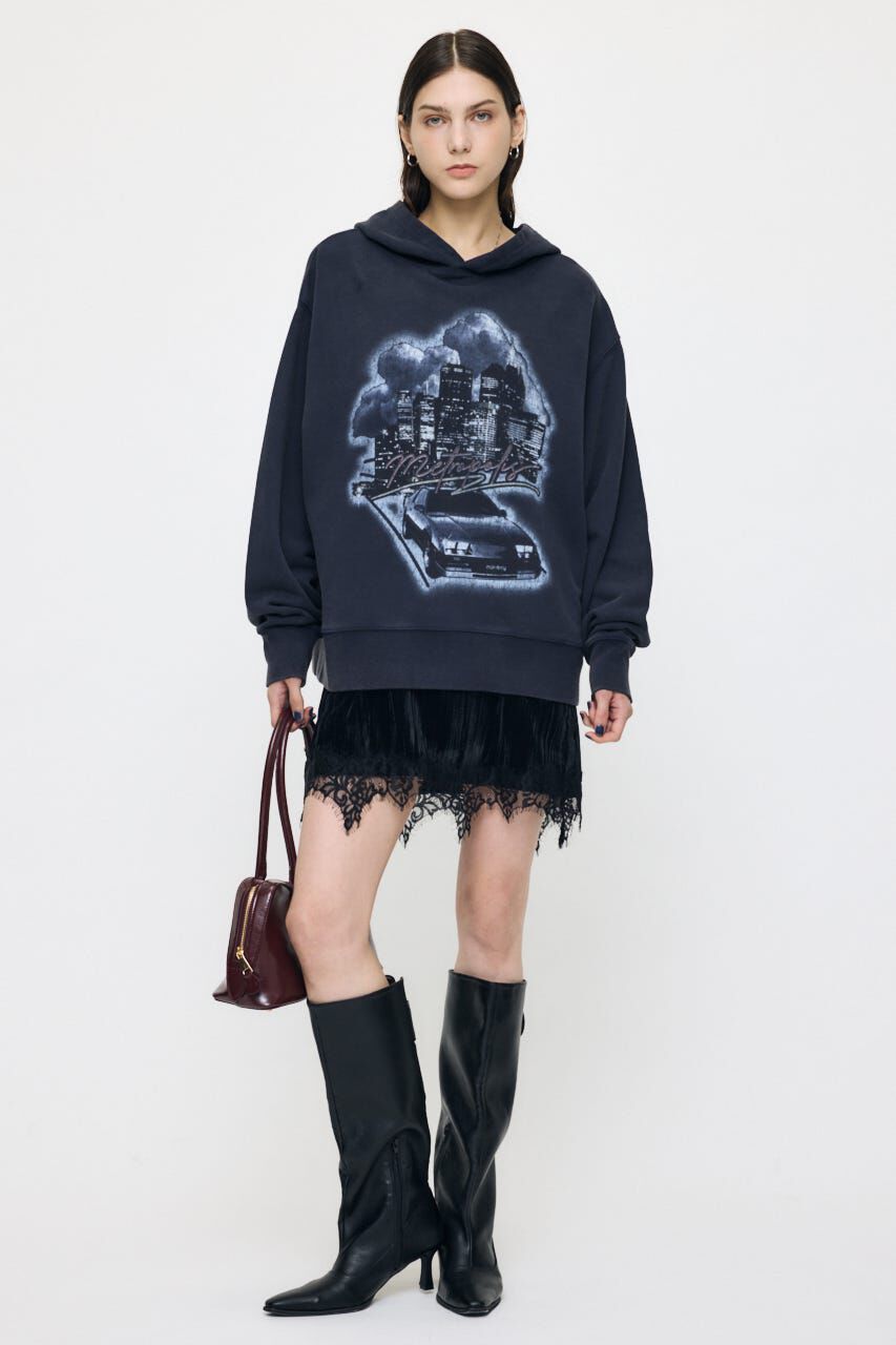 MOUSSY「WASHER VELOUR SLIP MINI ドレス」|ワンピース|